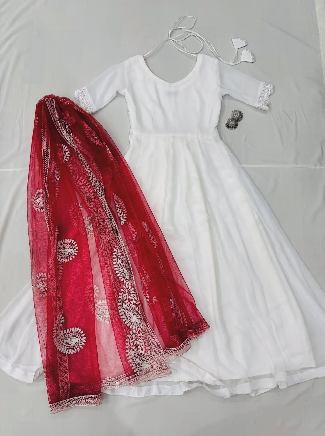 ANARKALI WHITE-SHFOON ChoiceFabrics