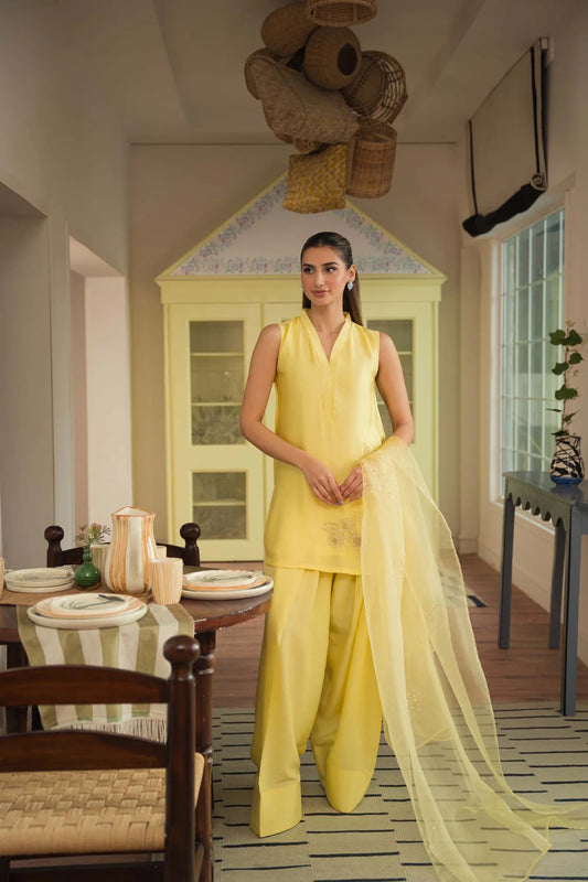 LIME-pure tussle silk