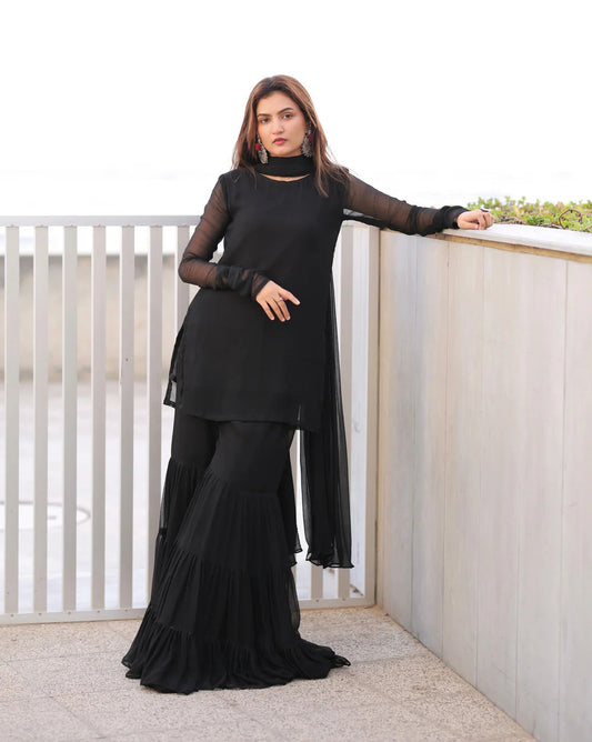 BLACK BLOOM-SHFOON ChoiceFabrics